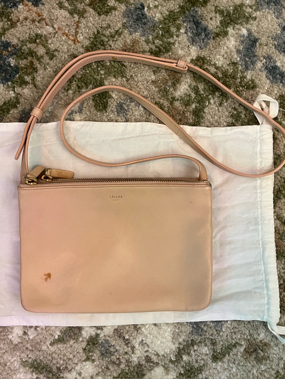 Celine Small Trio Bag light pink - Picture 1 of 8